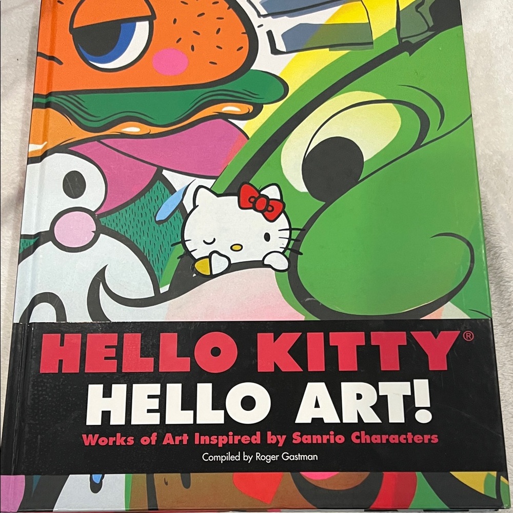 Sanrio Hello Kitty Art Book with Vibrant Colors